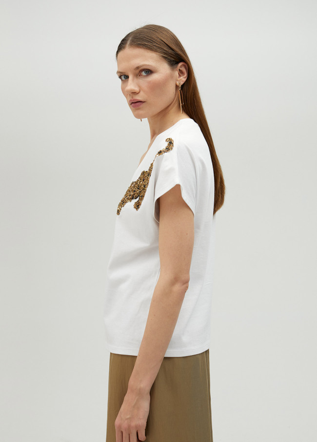 Lola Casademunt Camiseta Pedrería Tigres