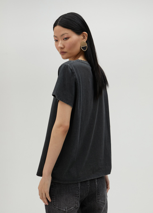 Lola Casademunt Camiseta Summer Con Strass