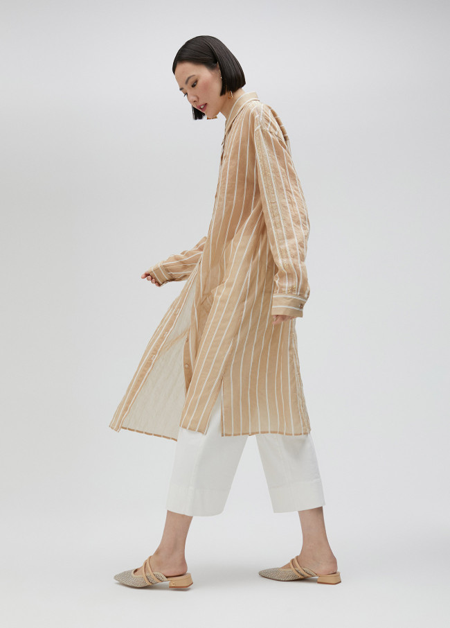 Lola Casademunt Camisola Larga Rayada