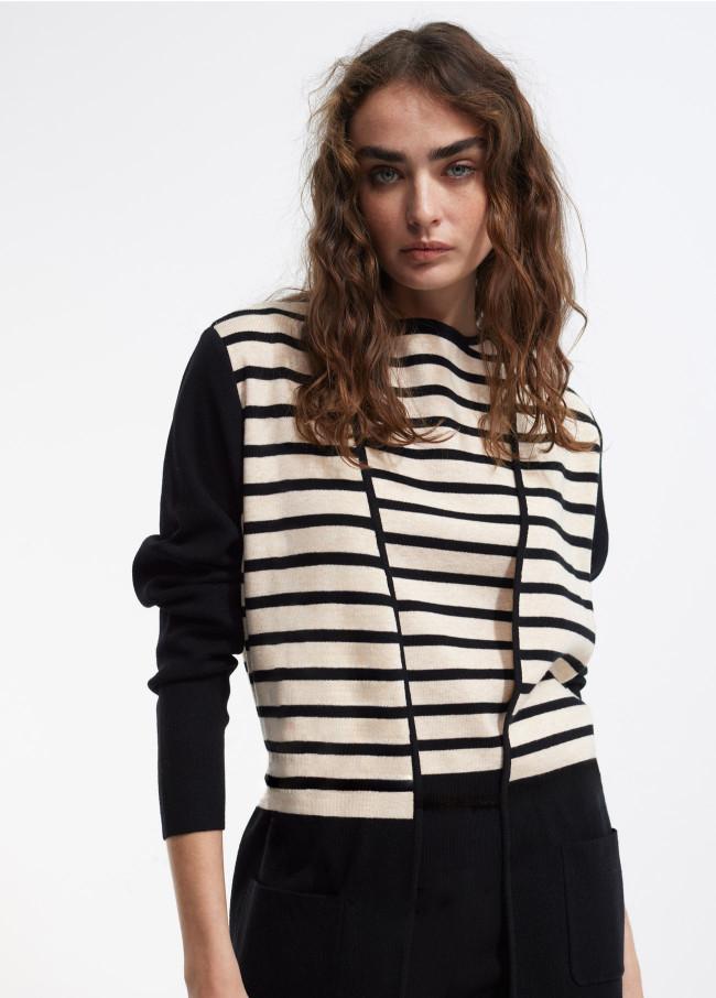 Lola Casademunt Cárdigan De Rayas