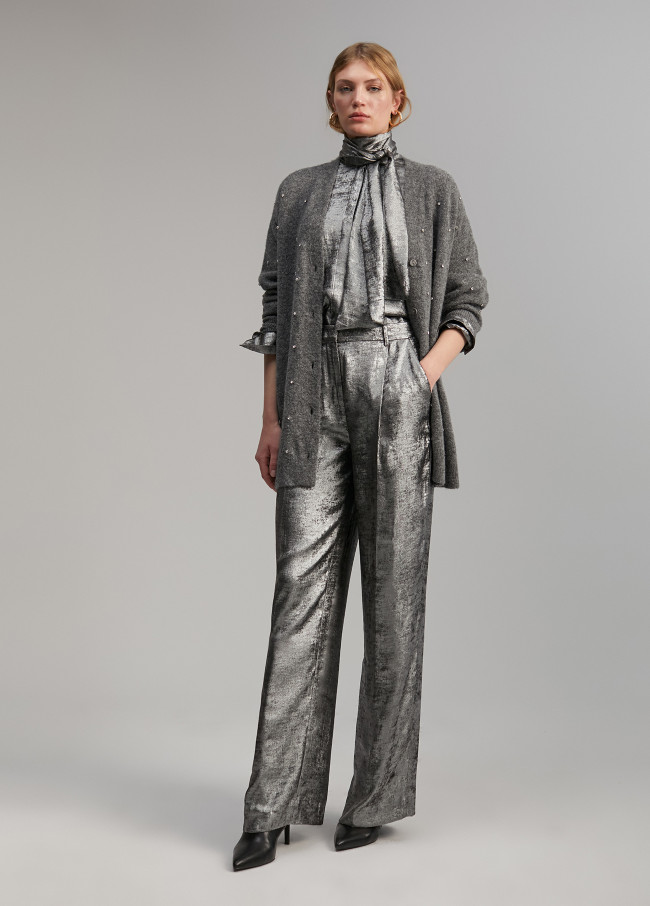 Lola Casademunt Cárdigan Detalle Joyas