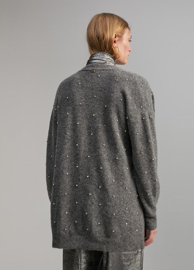 Lola Casademunt Cárdigan Detalle Joyas