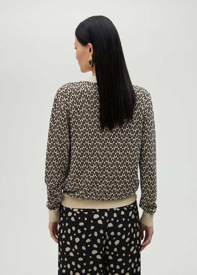 Lola Casademunt Cárdigan Jacquard Logotipado
