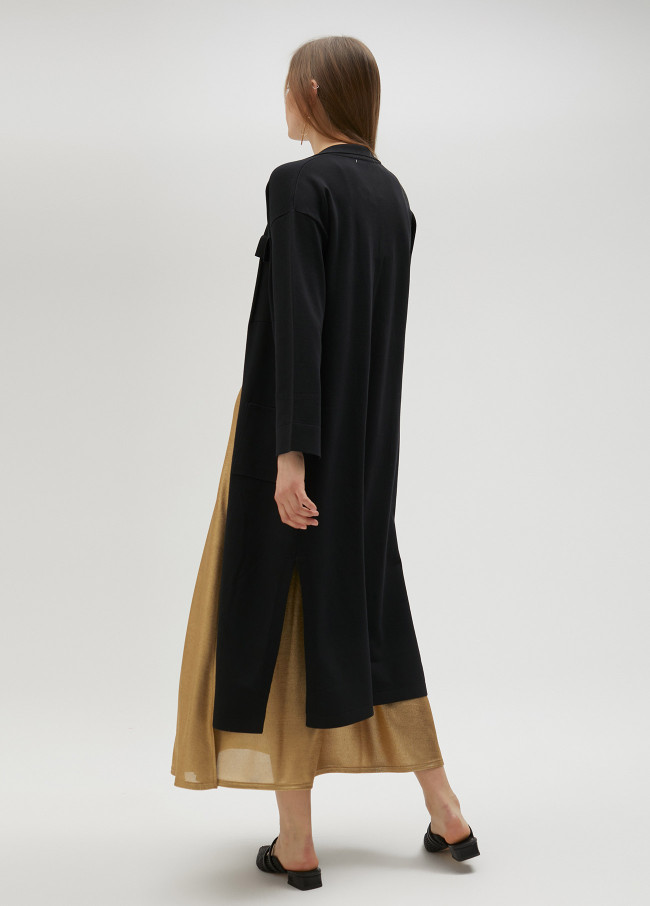 Lola Casademunt Cárdigan Largo Color Negro