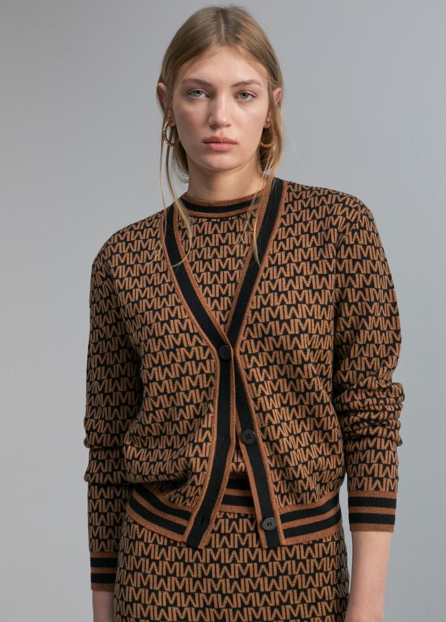 lola casademunt Cárdigan monograma