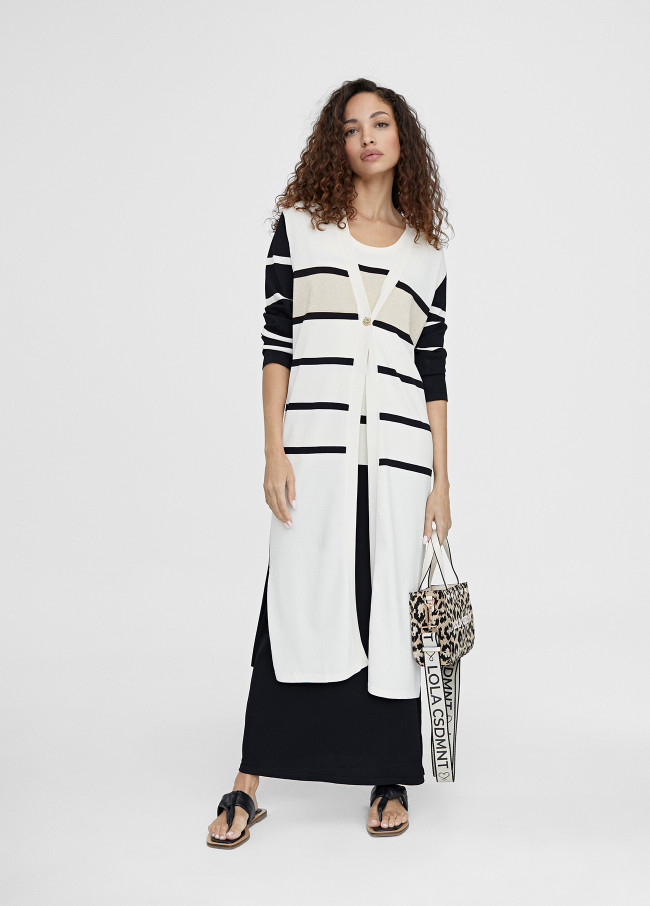 Lola Casademunt Cardigan Punto De Rayas