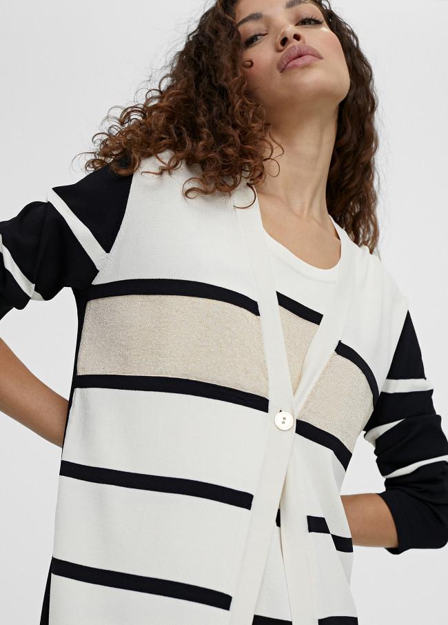 Lola Casademunt Cardigan Punto De Rayas
