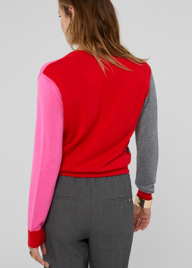 Lola Casademunt Cárdigan Tricolor