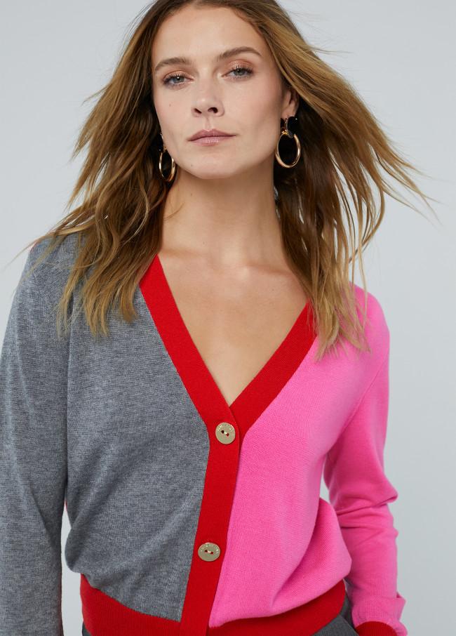 lola casademunt Cárdigan tricolor