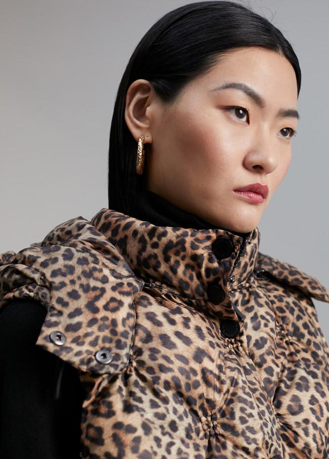 Lola Casademunt Chaleco Acolchado Animal Print