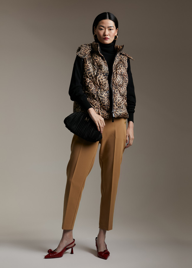 Lola Casademunt Chaleco Acolchado Animal Print