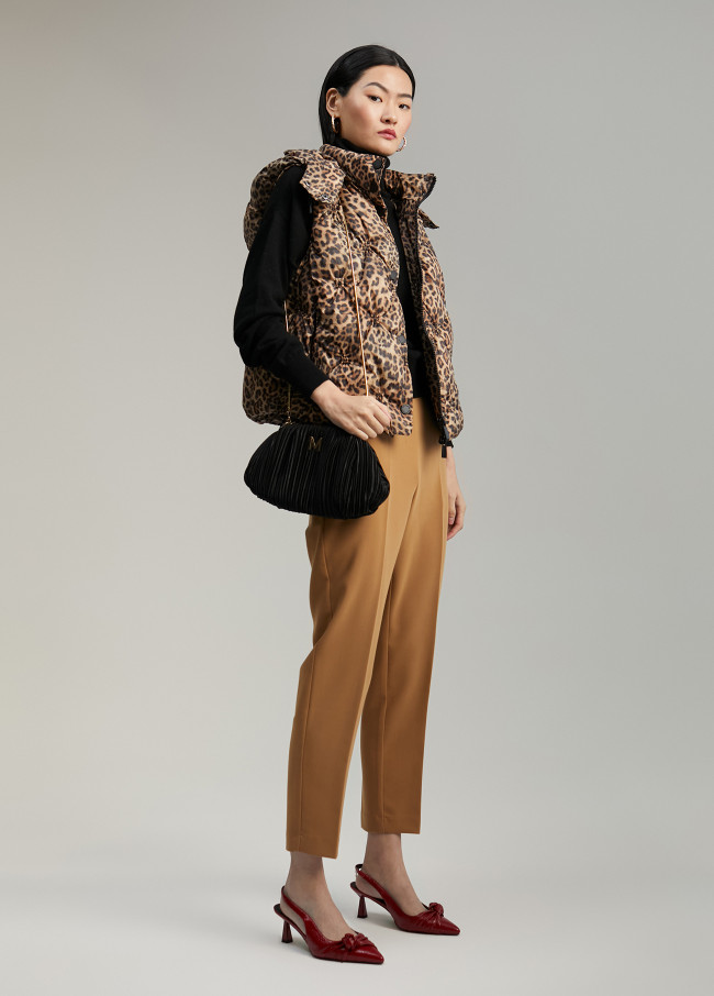 Lola Casademunt Chaleco Acolchado Animal Print