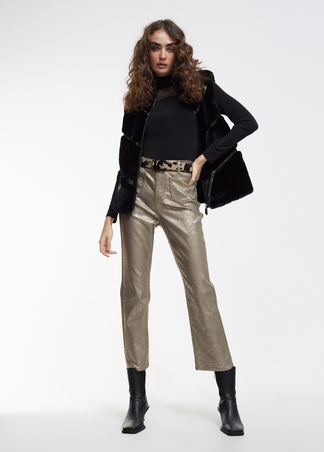 Lola Casademunt Chaleco Corto Pelo