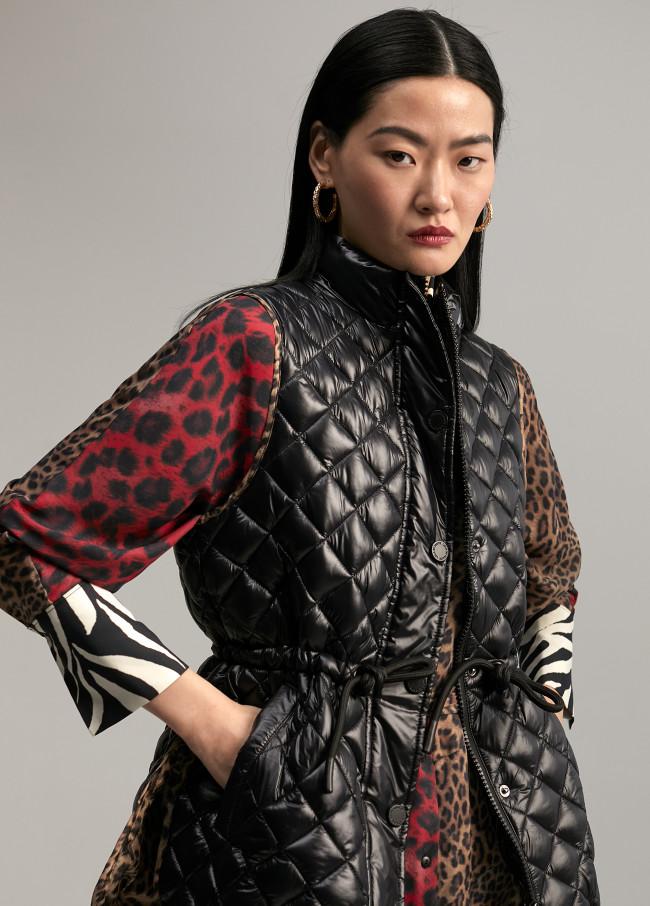 Lola Casademunt Chaleco Detalles Animal Print