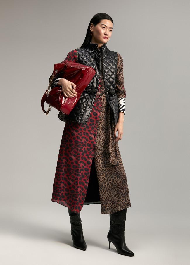 Lola Casademunt Chaleco Detalles Animal Print