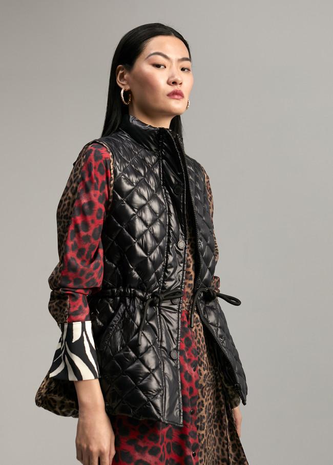 Lola Casademunt Chaleco Detalles Animal Print