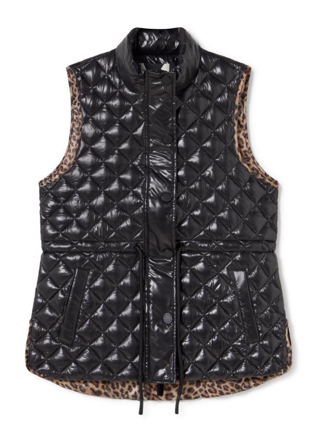 lola casademunt Chaleco detalles animal print