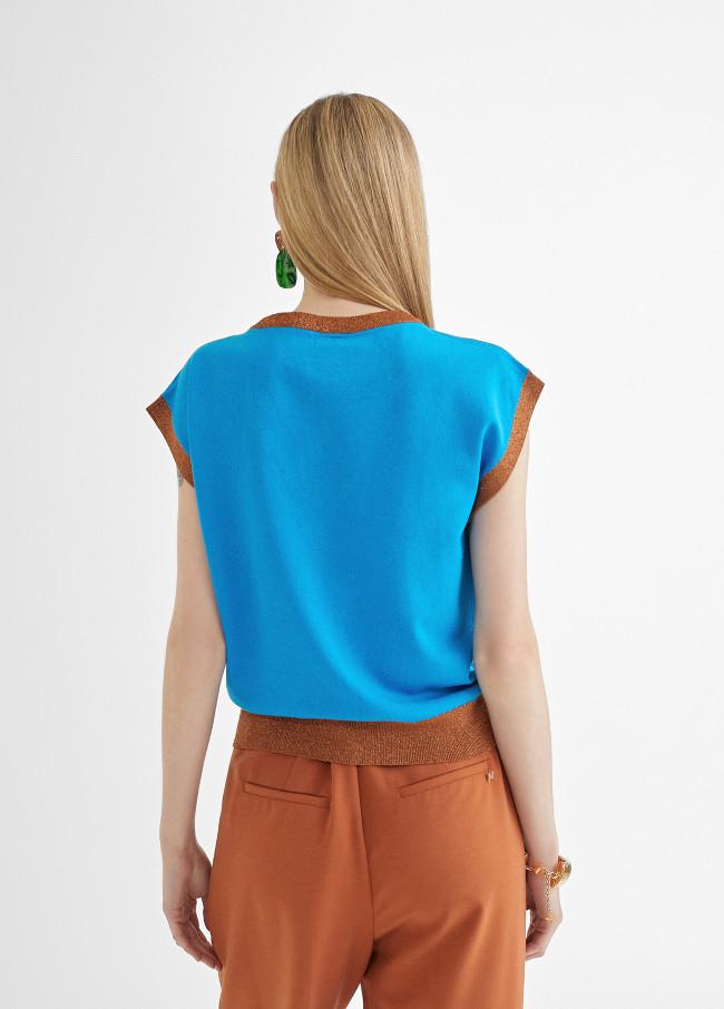 Lola Casademunt Chaleco Punto Multicolor