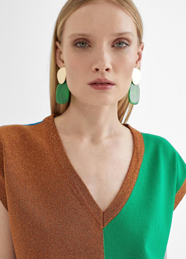 Lola Casademunt Chaleco Punto Multicolor