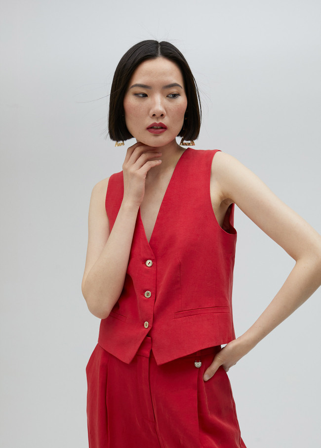 Lola Casademunt Chaleco Tencel