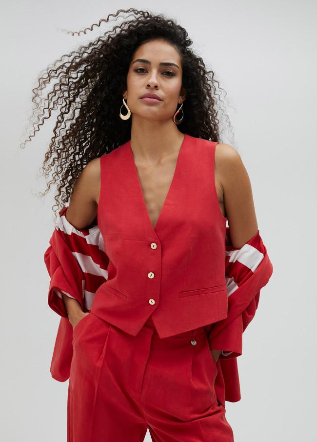 lola casademunt Chaleco tencel