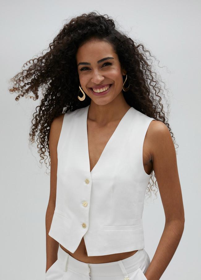 lola casademunt Chaleco tencel