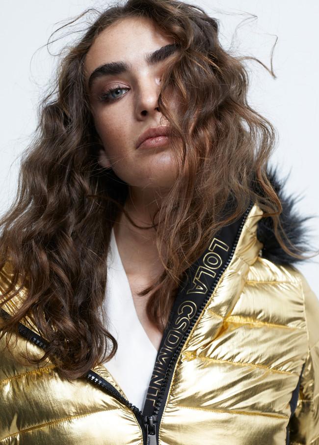 Lola Casademunt Chaqueta Acolchada Metalizada