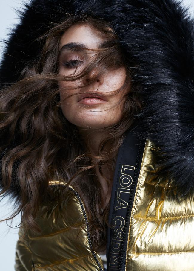 Lola Casademunt Chaqueta Acolchada Metalizada