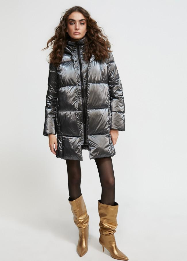 Lola Casademunt Chaqueta Acolchada Metalizada