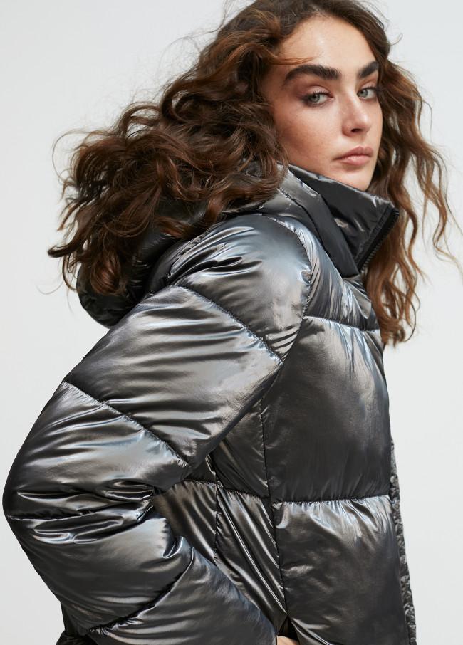 Lola Casademunt Chaqueta Acolchada Metalizada