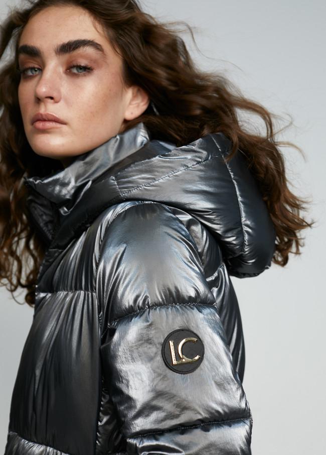 Lola Casademunt Chaqueta Acolchada Metalizada
