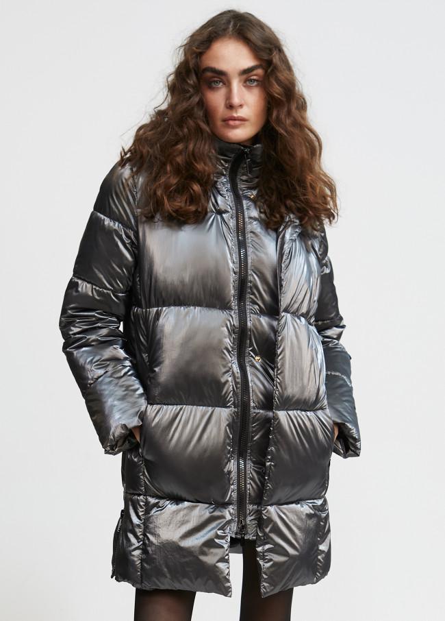 lola casademunt Chaqueta acolchada metalizada