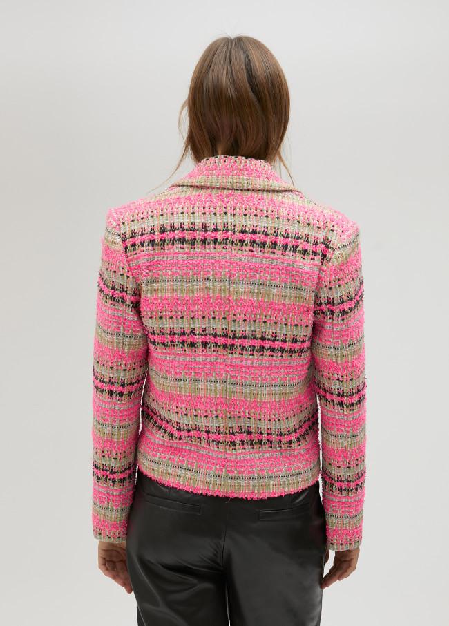 Lola Casademunt Chaqueta Biker Tweed