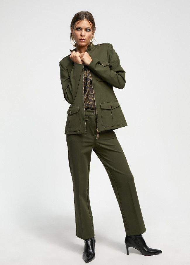 Lola Casademunt Chaqueta Con Cremallera