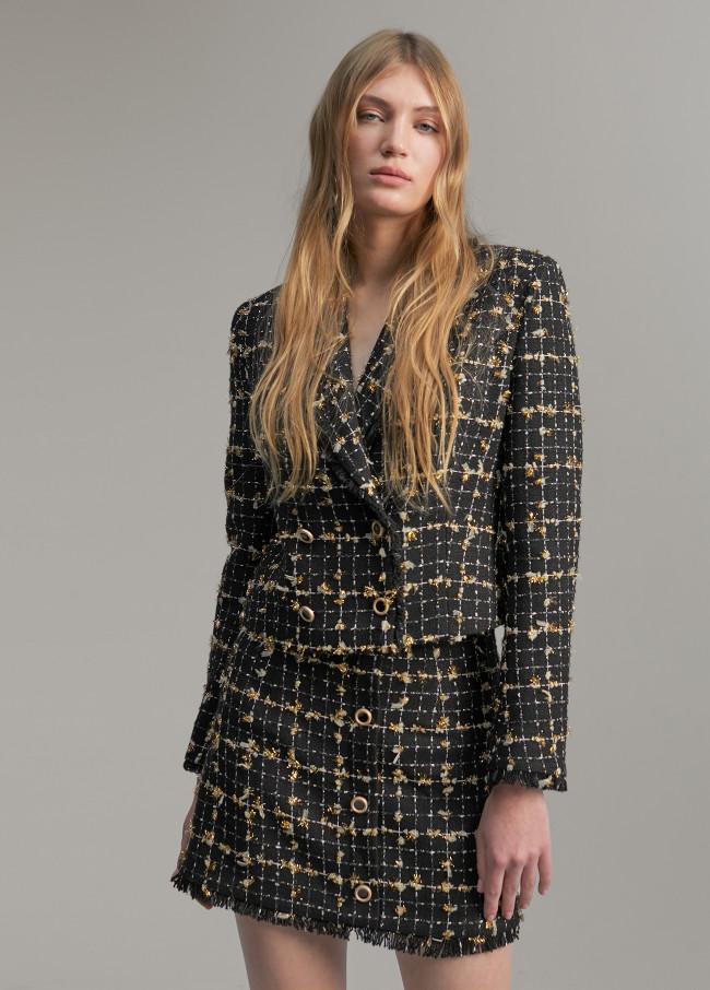 lola casademunt Chaqueta perfecto cuadros