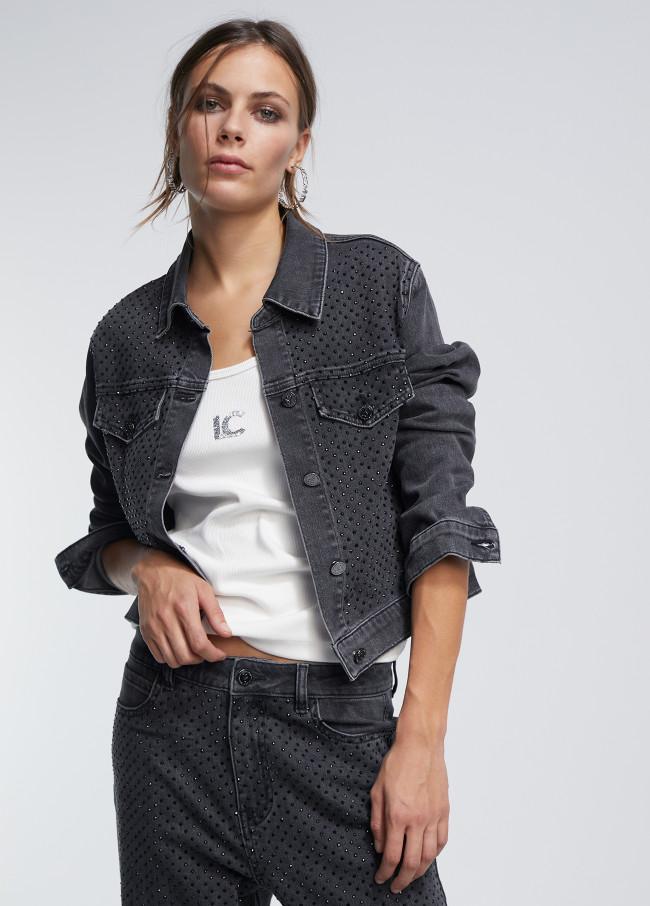 Lola Casademunt Chaqueta Tejana Strass