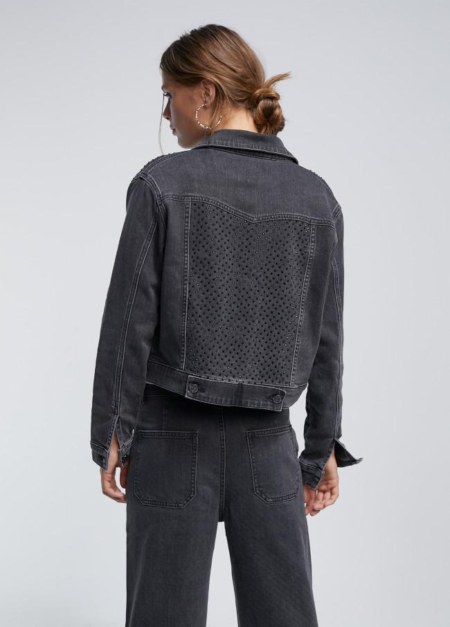 Lola Casademunt Chaqueta Tejana Strass