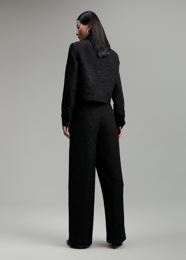 Lola Casademunt Chaqueta Tweed Cropped