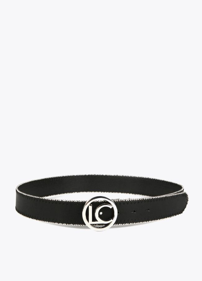 Lola Casademunt Cinturón Ribete Dorado