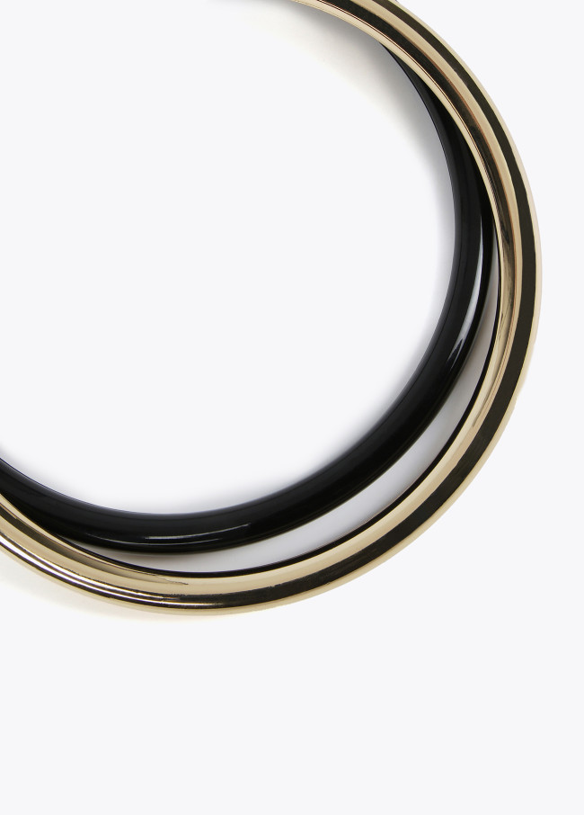 Lola Casademunt Collar Bicolor Doble Gargantilla