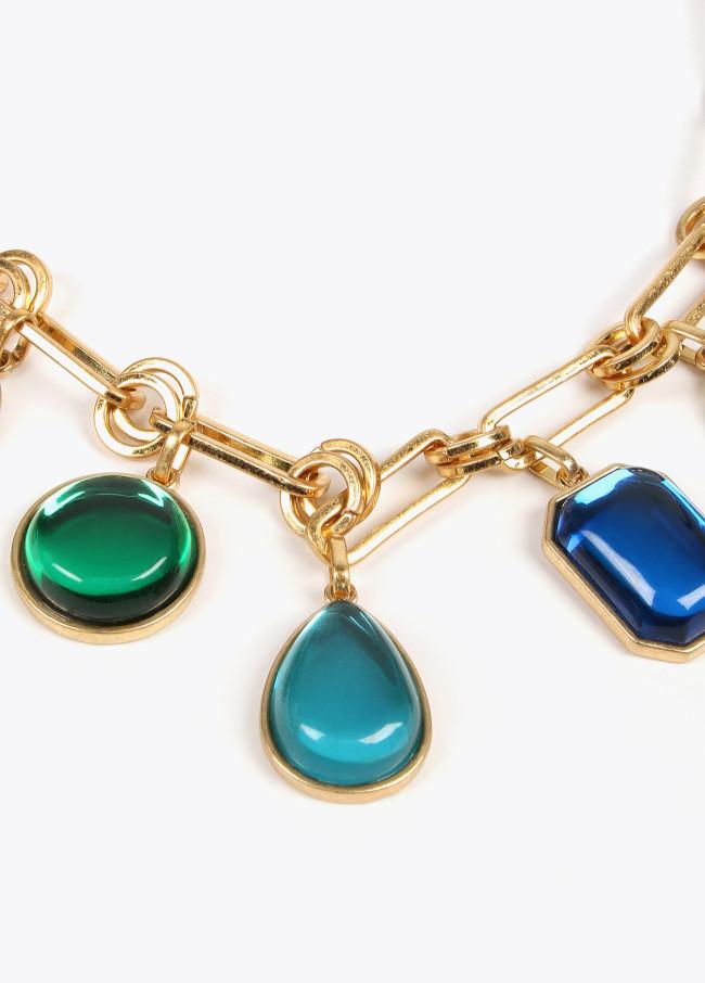 Lola Casademunt Collar Cadena Con Abalorios