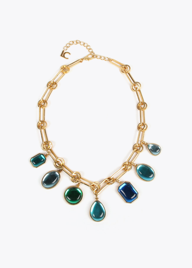 lola casademunt Collar cadena con abalorios