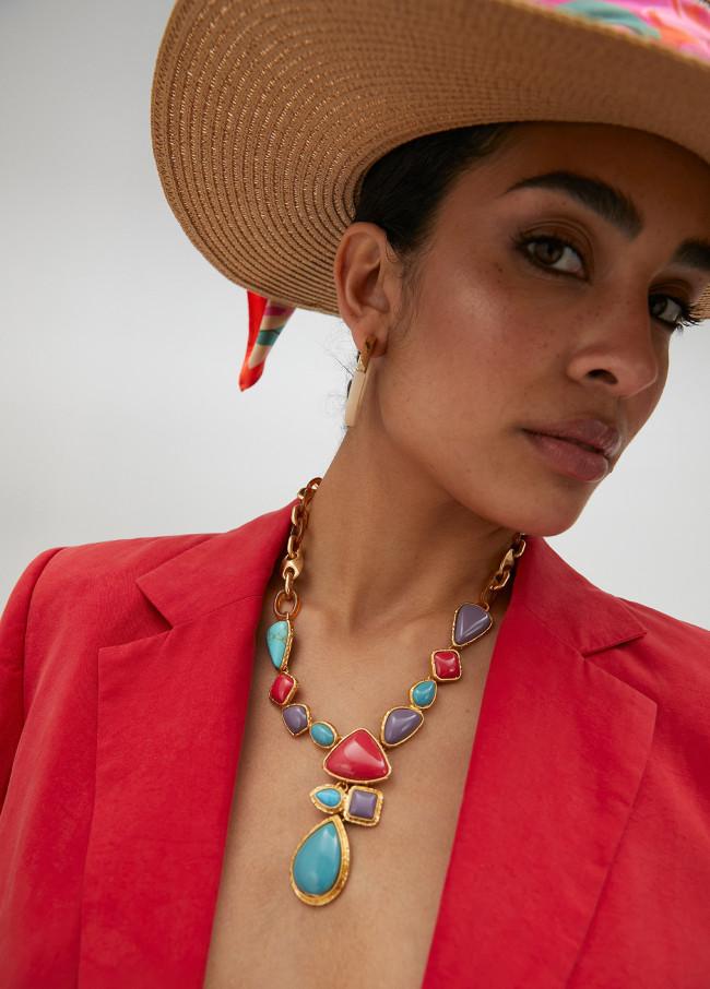 Lola Casademunt Collar Combinado Piezas Colores