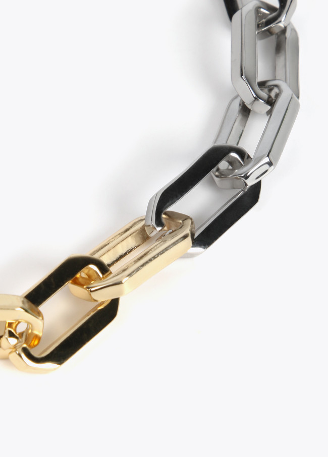 Lola Casademunt Collar Eslabones Bicolor