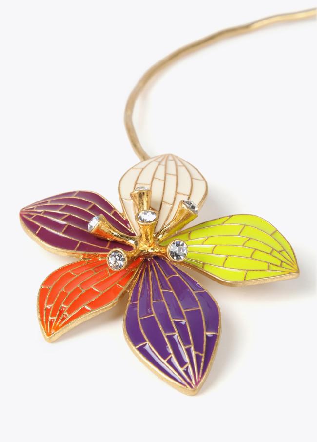 Lola Casademunt Collar Gargantilla Orquídea