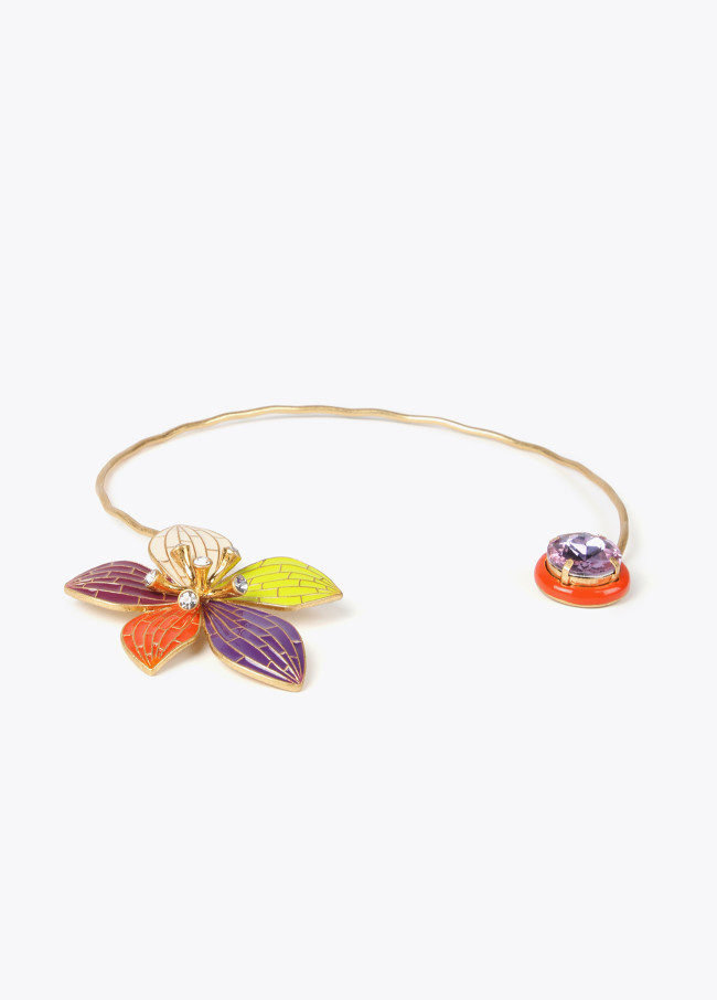 Lola Casademunt Collar Gargantilla Orquídea