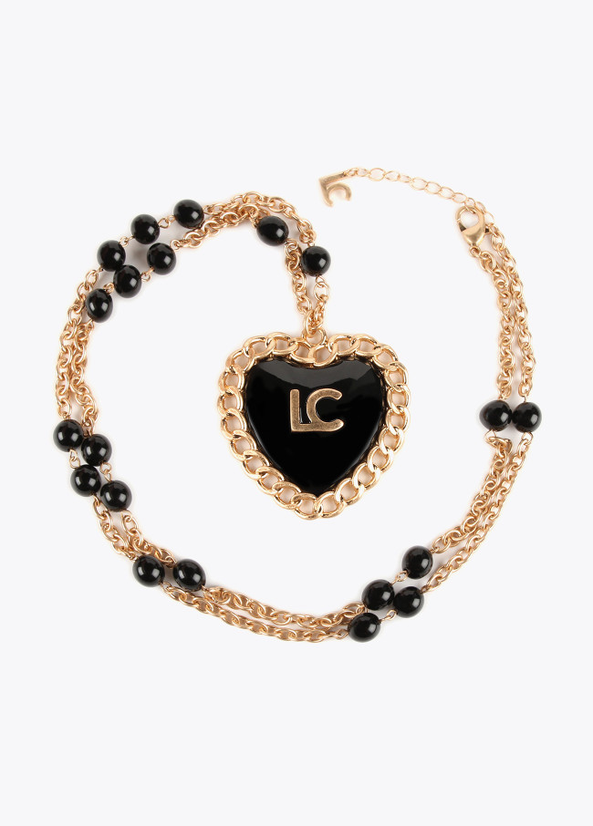 lola casademunt Collar medalla corazón