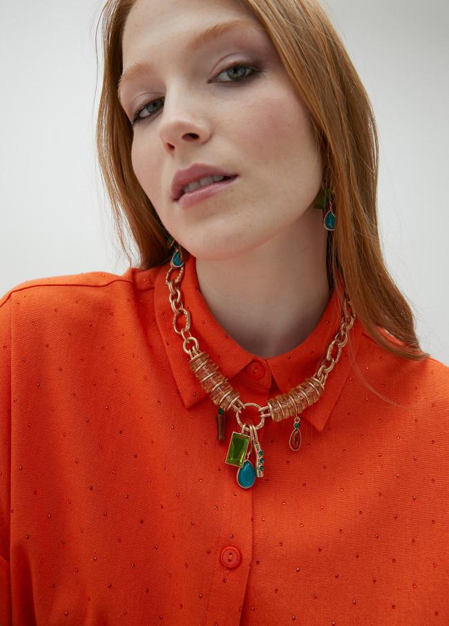 Lola Casademunt Collar Piezas Acrílicas Colores