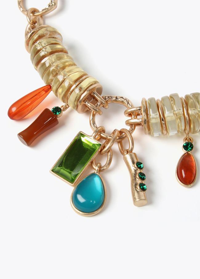 Lola Casademunt Collar Piezas Acrílicas Colores