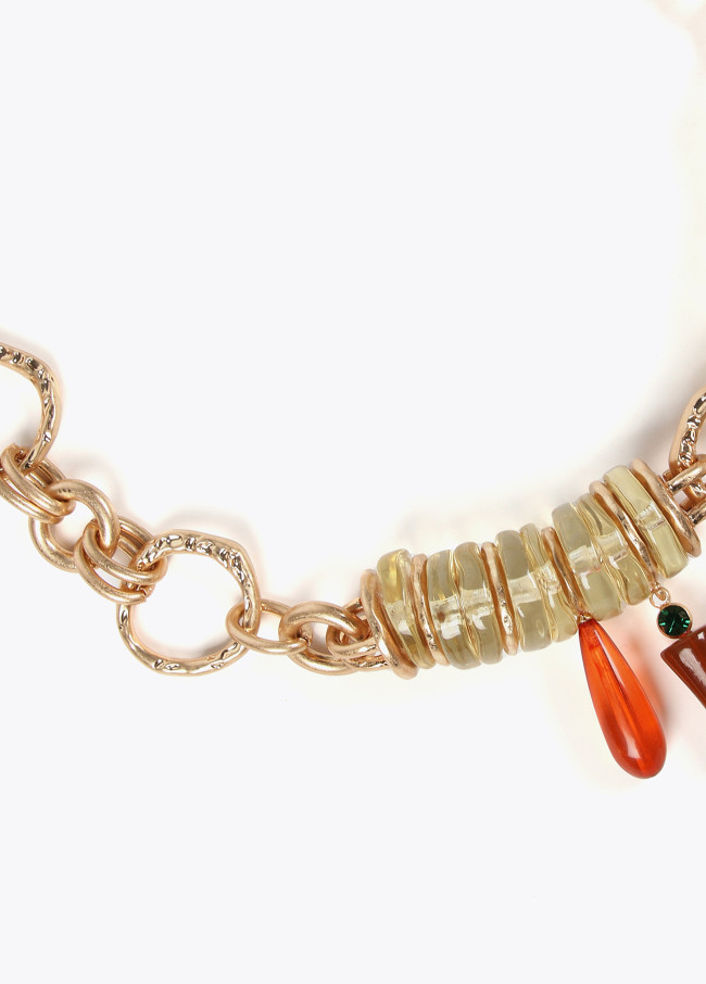 Lola Casademunt Collar Piezas Acrílicas Colores